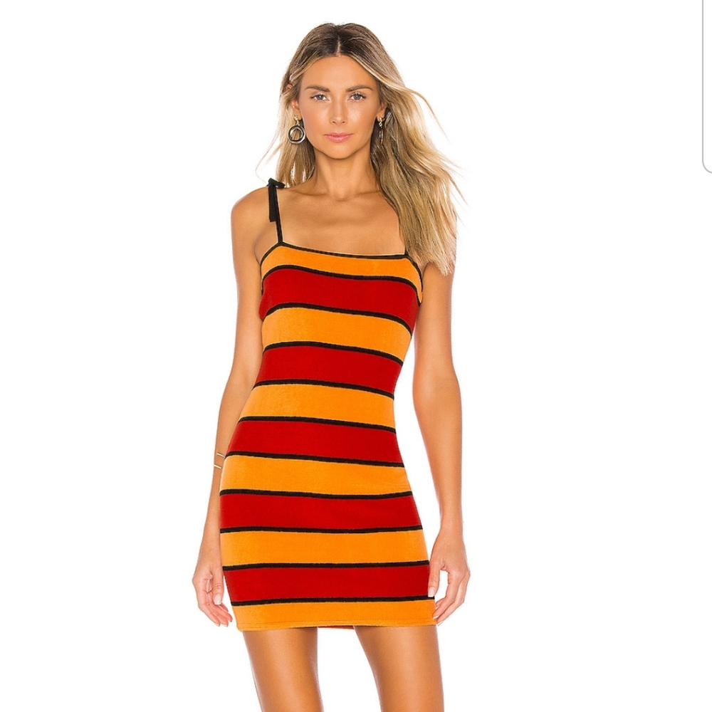 Shift Dress in Sun Stripe Terry